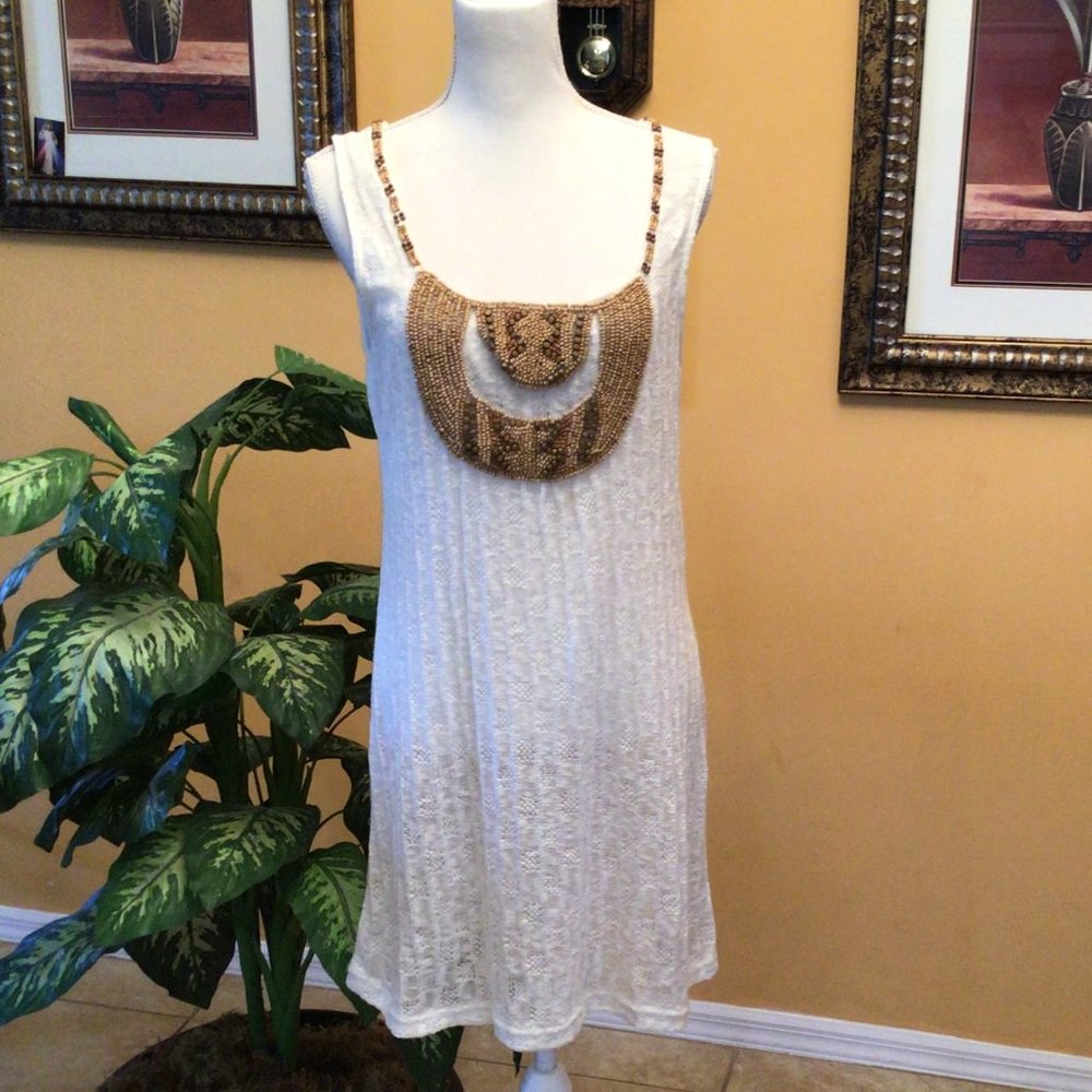 Mollo Rello Beaded Knit Dress